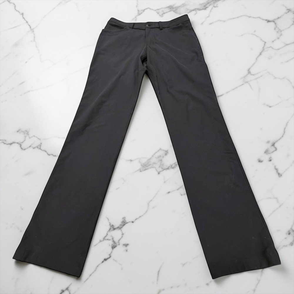 Lululemon Commission Pant Classic Black Mens 30x32 ABC Technology Chino Pants